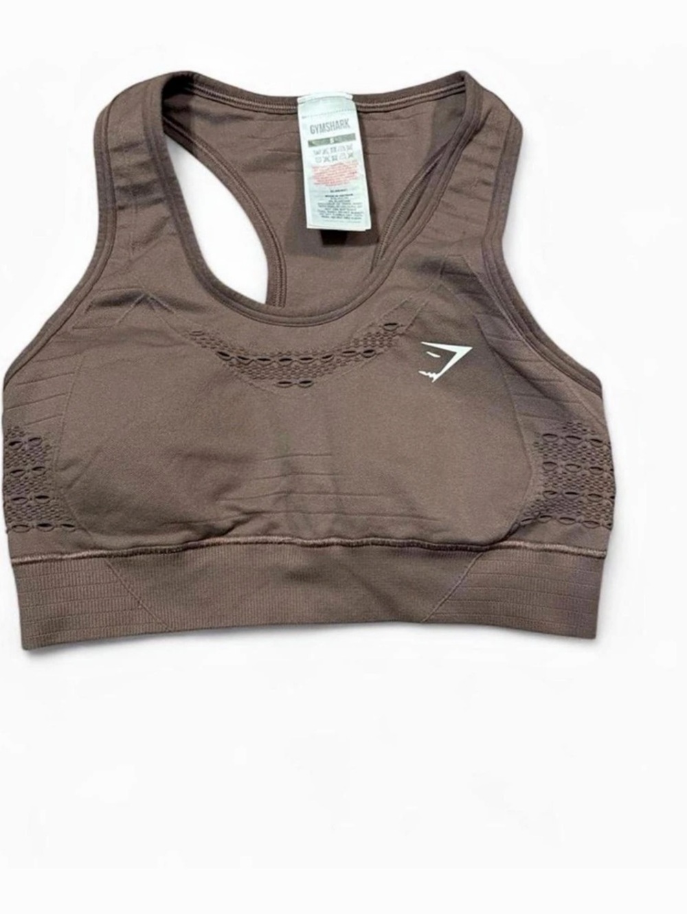 Gymshark Vital Seamless Sports Bra Brown